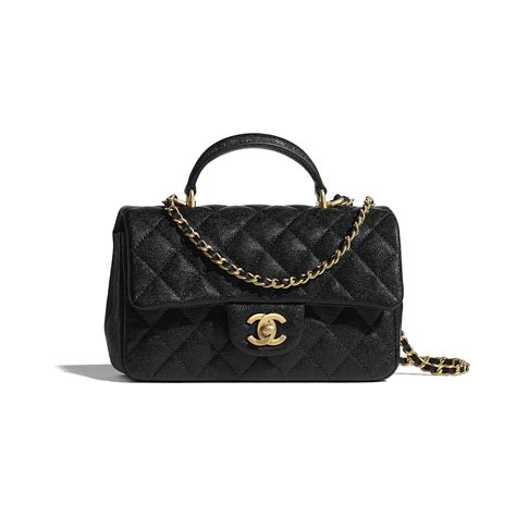 chanel bag with metal handle|chanel mini flap bag with top handle.